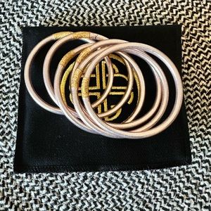 Champagne (X-Large) 6 bangles. Original All Weather Bangles from BuDhaGirl.